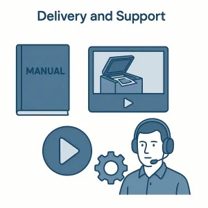 Delivery & Support – Full instruction set, video guides, lifetime tech assistance