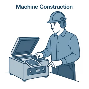 Machine Fabrication – Build with tailored chamber, sealing bar, and software logic